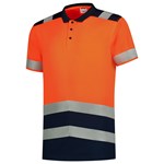 Tricorp poloshirt - High-Vis - bicolor - fluor orange-ink - maat XL