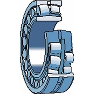 SKF tweerijige tonlager 23224 cc/c4w33 skf