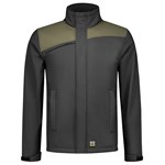 Tricorp softshell jas - Naden - bicolor - donkergrijs/legergroen - 5XL - 402021