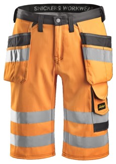 Snickers Workwear korte werkbroek - 3033 - oranje - maat 60