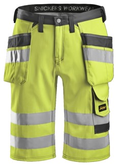 Snickers Workwear korte werkbroek - 3033 - geel - maat 48