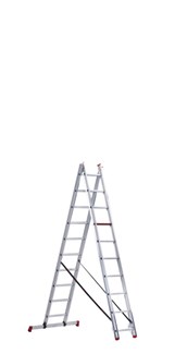 Altrex reformladder - All Round - max. werkhoogte 6,50 m - 2 x 12 treden - 2-delig