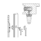 GU greepadapter voor raamkrukje k-16554-01