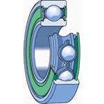 SKF Groefkogellager 6011-2Rs1