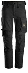 Snickers AllroundWork stretch werkbroek - 6341 - grijs/zwart - maat 58