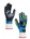 Showa werkhandschoenen - 377-IP - nitril - impactbescherming - zwart / blauw - maat L -  101615400