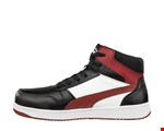 Puma werkschoenen Frontcourt S3L hoog zwart/rood/wit maat 46