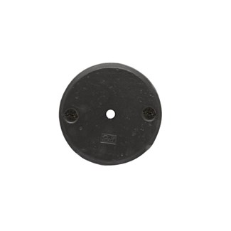 Dauby meubelrozet - Pure 50R - verouderd ijzer zwart - 50 mm
