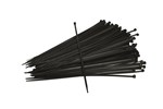 Ivana bundelbandjes - zwart - 7.6 x 370 mm - 100 stuks