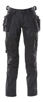 MASCOT werkbroek met kniezak - Accelerate - 18531-442 - zwart - maat 56