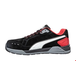 Puma werkschoenen Airtwist S3 laag zwart/rood maat 41