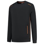 Tricorp 302703 Sweater Accent zwart-oranje S