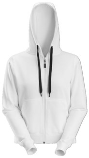 Snickers Workwear dames zip hoodie - 2806 - wit - maat L
