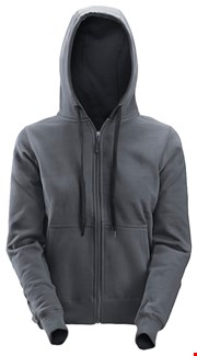 Snickers Workwear dames zip hoodie - 2806 - staalgrijs - maat XL