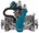 Makita radiaal afkortzaag - LS003GM102 - 40 V Max - 305 mm - 4,0 Ah accu, snellader en AWS zender - in doos