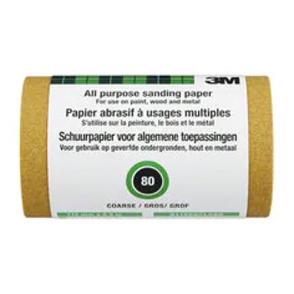 3M™ aluminium oxide schuurrol grof - P80 - 115mmx2.5m - 911525CL080