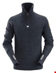 Snickers Workwear ½ zip sweater - 2905 - donkerblauw - maat S