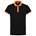 Tricorp Casual 201002 Bi-Color unisex poloshirt Zwart Oranje XS