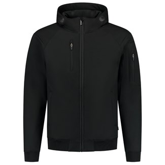 Tricorp softshell bomber capuchon - RE2050 - 402704 - zwart - maat XXL