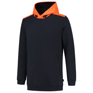 Tricorp sweater met capuchon - High-Vis - ink-fluor orange - maat 6XL
