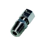 Legris - inschroefkoppeling - recht -10 mm x 1/2" - BSPT -  1805 10 21 - RVS 316L