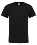 Tricorp T-shirt V-hals - Casual - 101007 - zwart - maat L