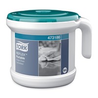 Tork poetspapier dispenser - Reflex Portable Centerfeed - startpakket met 1 rol - 473186