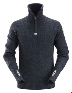 Snickers Workwear ½ zip sweater - 2905 - donkerblauw - maat M
