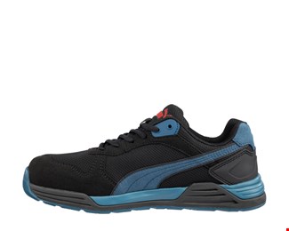 Puma werkschoenen Frontside S1P laag zwart/blauw maat 44