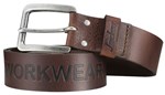 Snickers Workwear leren riem - 9034 - chocoladebruin - maat XXL