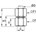 Legris - opschroefkoppeling - recht - 12 mm x 1/2" - BSPP - 0114 12 21