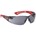Bollé RUSH+ smoke platinum veiligheidsbril zwart/rood