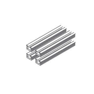Hawa-Miniroll rails (4x 3.5m alum.) 13579