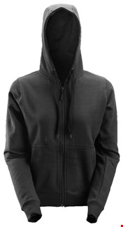 Snickers Workwear dames zip hoodie - 2806 - zwart - maat L