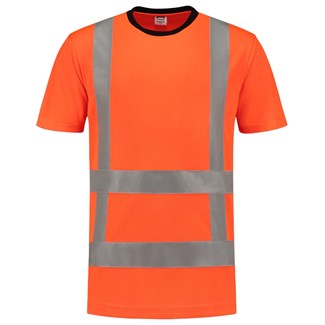 Tricorp t-shirt - RWS - birdseye - fluor orange - 103005