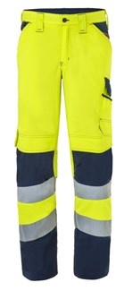 HAVEP werkbroek - High Visibility - 80228 - Fluor Geel/Marine - maat 27