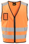 Snickers Workwear vest - 9153 - oranje - maat M