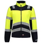 Tricorp fleecejack multinorm Bicolor - Safety - 403013 - fluor geel/inkt blauw - maat 4XL