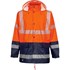 Opsial regenjas - Darius - High Visibility - oranje/marine blauw - maat 5XL