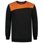 Tricorp sweater - Bicolor Naden - 302013 - zwart/oranje - maat XL